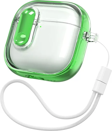 Vista 18 de RFUNGUANGO AirPods Pro Funda Transparente TPU Suave Transparente Blanco