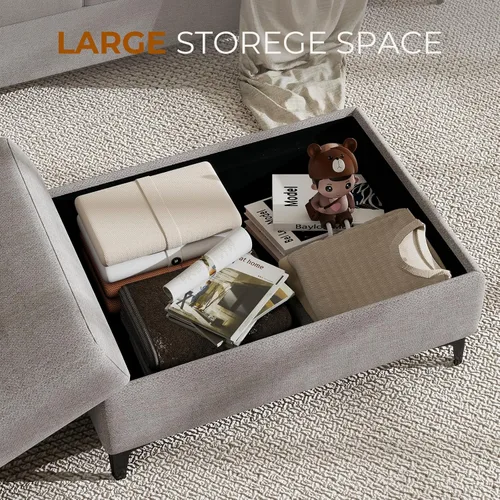 Vista 44 de Upvilla Sofás modernos de 88.97 pulgadas para sala de estar, sofá de asiento profundo con cojín de 8 pulgadas, cómodo sofá biplaza de felpilla de 2