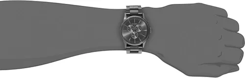 Vista 2 de Nixon Geo Volt Sentry reloj para hombre de acero Inoxidable con brazalete