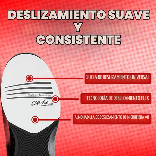 Vista 3 de KR Strikeforce Flyer Mesh Lite Mens Athletic Bowling Shoe with a #8 Slide Pad on Both Shoes for Right or Left Handed Bowlers