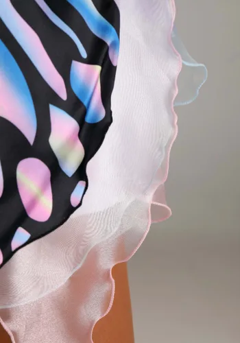 Vista 6 de Disfraz de Mariposa Alas Salvajes para Mujer Talla Plus Multicolor