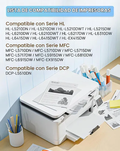 Vista 2 de E-Z Ink TN920XL TN920 Cartucho de tóner HL-L6210DW: Compatible con Brother TN-920XL TN-920 de alto rendimiento para usar con HL-L6210DW HL-L5210DW