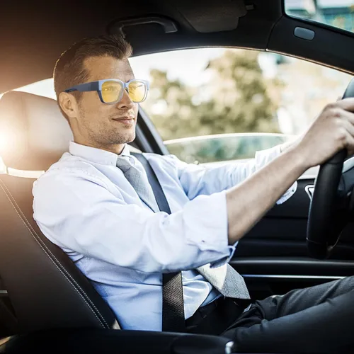 Vista 2 de OPTOFENDY over Glasses Sunglasses Night Vision Glasses over Glasses Fit over Blue Light Blocking Glasses Women Men