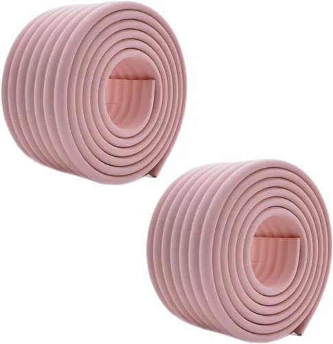Vista 16 de M2cbridge Cobertura Multifuncional para Bordes y Esquinas, Protector de Seguridad para Bebés, DIY (Negro 4 m) Parachoques NBR de alta densidad