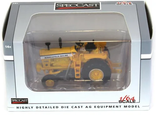 Vista 5 de Spec Cast 1/64 amarillo Minneapolis Moline G-1000 Vista Wide Front Tractor SCT905