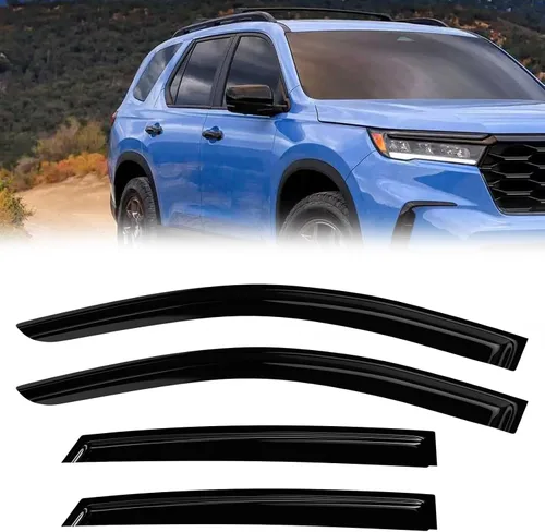 Vista 71 de Protectores de lluvia de ventana para Ford F150 SuperCab 2004-2014 2 piezas deflector de ventana para 09-14 F-150 con 2 puertas delanteras