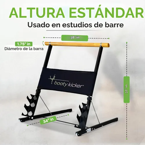 Vista 6 de Barra de ejercicio plegable portátil para entrenamiento de barras