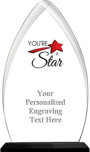 Vista 7 de Crown Awards Premio acrílico personalizado de 9.25 pulgadas de Gateway Skyline