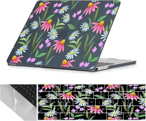 Vista 8 de Se7enline Funda rígida compatible con MacBook Pro de 13 pulgadas para Mac Pro de 13 pulgadas con/sin Touch Bar A1706/A1708/A1989/A2159 2016-2023