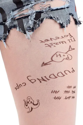 Vista 3 de Disfraz de Harley Quinn para mujer con diseño de pájaros de presa para disfraz de Harley Quinn