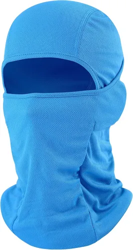 Vista 13 de Pasamontañas con Capucha Ajustable Resistente al Viento con Protección UV