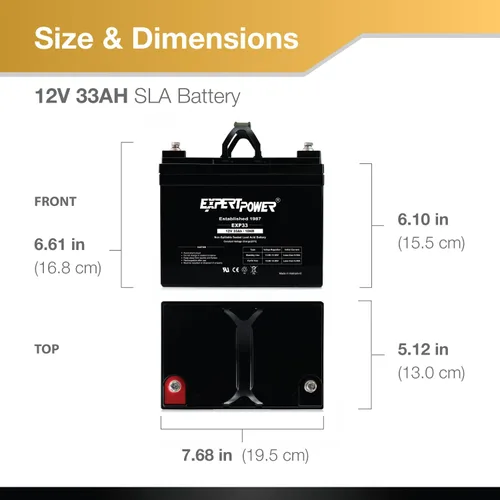 Vista 2 de Pilas Expertpower 12 V