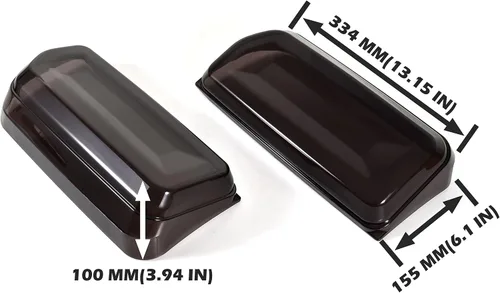 Vista 6 de Cubierta de luz trasera para Bronco 21-23, cubiertas de lámparas traseras, cubiertas de luces traseras, marco protector para Ford Bronco 2021 2022