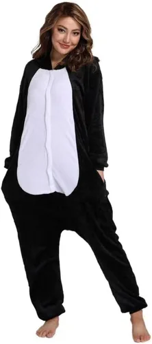Vista 4 de Afoxsos Adult Penguin Onesies Sleepwear Unisex Animal Pajamas Cosplay Costume