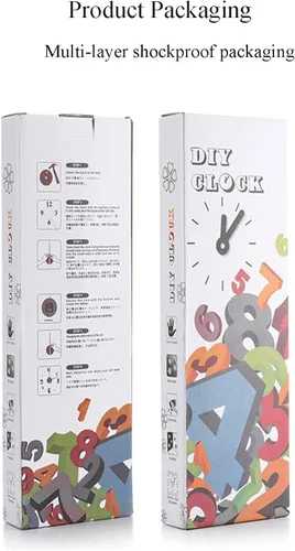 Vista 2 de THIDARGO Reloj de pared 3D DIY con números arábigos, sin marco, superficie de espejo, calcomanía de pared, decoración del hogar para sala de estar
