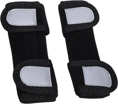 Vista 7 de Jiawu Dog Leg Braces, 1 Pair Adjustable Front Leg Hock Joint Compression Support for Sprain Prevention and Injury Protection Dog Knee Brace, Support
