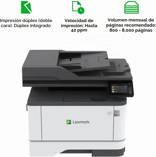 Vista 5 de Lexmark MX431adn Impresora multifunción láser - Monocromo(29S0200)