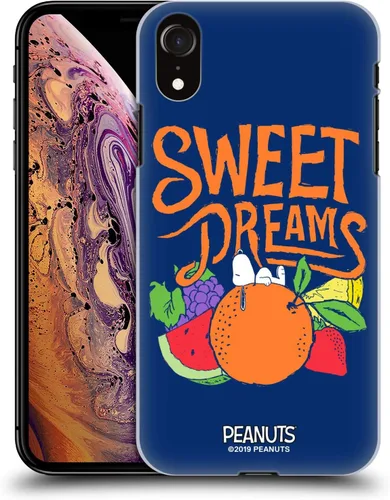 Vista 90 de Head Case Designs Funda rígida con licencia oficial de Peanuts Charlie y Snoopy Naturally Sweet compatible con Apple iPhone 7/8/SE 2020 y 2022