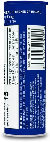 Vista 3 de TRUEplus® Tabletas de glucosa, sabor a frambuesa - Tubo de 10 ct (1)