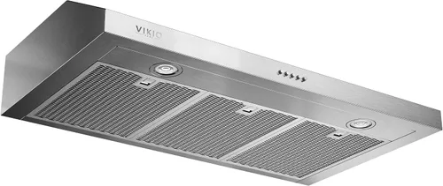 Vista 13 de VIKIO HOME Campana extractora para debajo del gabinete de 30 pulgadas, ventilación de cocina de doble motor de 580 CFM con luces LED, control