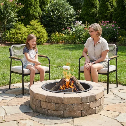 Vista 7 de Juego de 2 sillas de comedor para exteriores, sillas de comedor de mimbre para patio con cojines extraíbles, silla de mesa rectangular para patio
