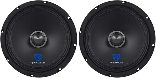 Vista 18 de Rockville RXM64 6.5 "150w 4 ohmios controlador de bajos medios altavoz de audio para coche de rango medio
