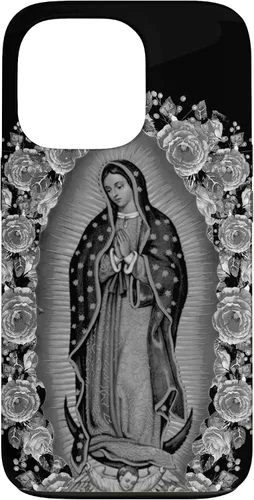 Vista 10 de Our Lady Virgen De Guadalupe - Carcasa floral para iPhone 17