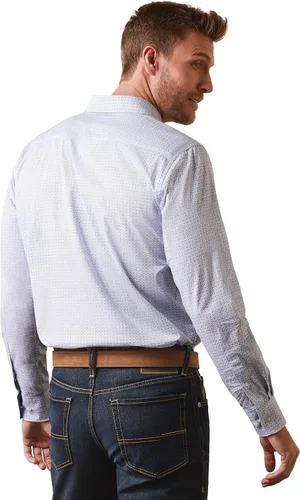Vista 2 de ARIAT Camisa elástica de ajuste moderno y resistente a las arrugas para hombre
