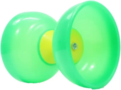 Vista 4 de Neoflight - Juego de 2 diábolos para principiantes, incluye palos, cuerda e instrucciones (azul)
