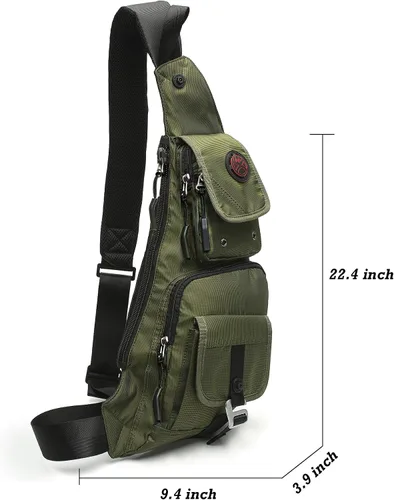 Vista 72 de Nicgid Sling Bag - Mochila bandolera para hombre), LYSB01NH075BJ-SPRTSEQIP