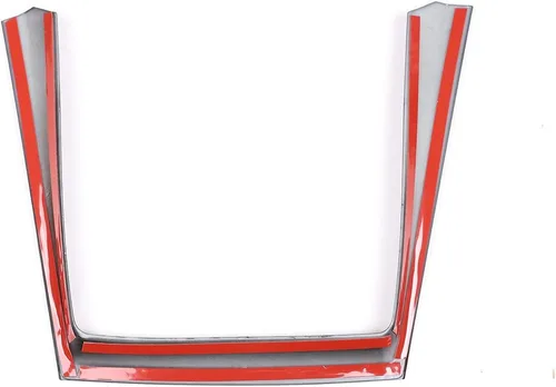 Vista 9 de Adhesivo de plástico ABS para marco de portavasos de consola central de coche para BMW X5 E70 X6 E71 2008-2013 Accesorios de automóvil (Negro)