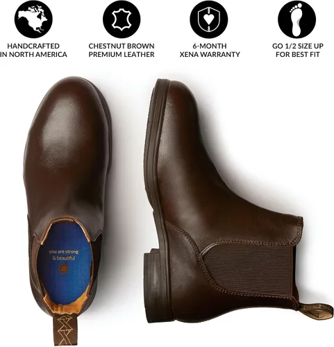 Vista 5 de Xena Workwear Botas de seguridad Valence SD para mujer, ónix vegano, punta de acero