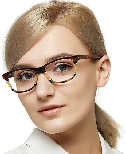 Vista 2 de OCCI CHIARI Eyeglasses Non-Prescription Optical Glasses Fashion Eyewear Half Frame With Clear Lenses