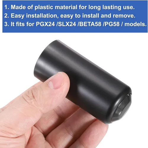 Vista 5 de uxcell Cubierta de batería de 3 uds, tornillo de batería de micrófono, tapa de copa de 1.220 in/1.22 pulgadas, inalámbrico, color negro