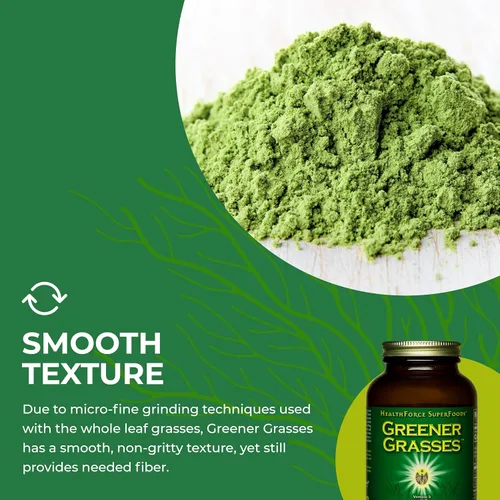 Vista 6 de HEALTHFORCE SUPERFOODS Hierbas más verdes - Polvo de 10 onzas