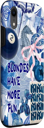 Vista 3 de iPhone XR Blondes Have More Fun Collage Summer European Coquette Case