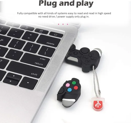 Vista 3 de Lindo USB Flash Drive 16GB Gamepad Modelo USB Memory Stick U Disco para Niños Estudiantes Regalo Pendrive