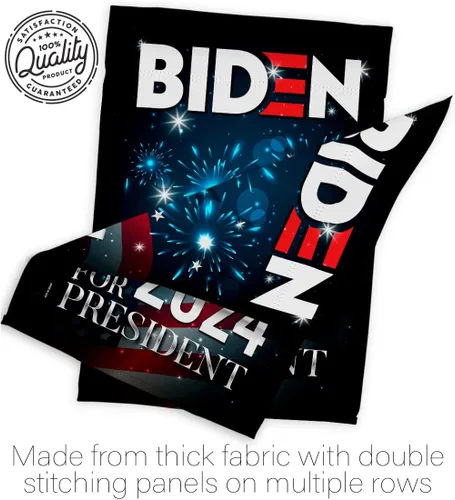 Vista 7 de Biden Harris Flag Bandera de decoración de elecciones de President Patriotic Vote Demócrata Republicano, Fiesta del Té de Estados Unidos Americana