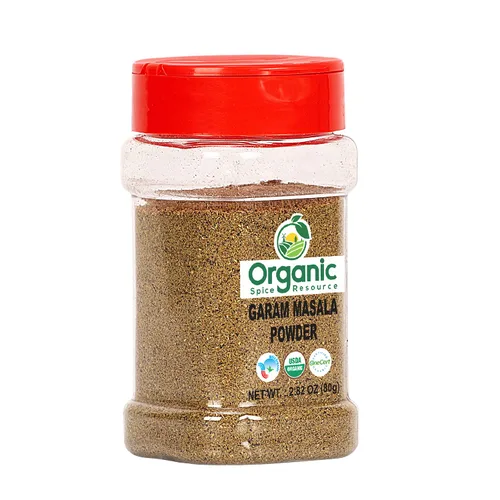 Vista 4 de Garam Masala Orgánico 2.82 oz (80g) Aprobado por USDA Orgánico Vegano Sin OMG, mezcla totalmente natural - 100% crudo de la India, por
