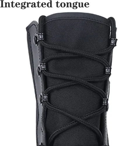 Vista 5 de LUDEY Tactical Boots for Men Lightweight Military Boots Durable Army Combat Boots Comfortable Work Boots Waterproof Security Boots