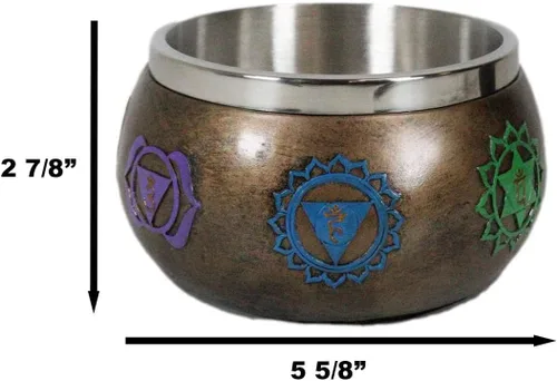 Vista 2 de Ebros Gift Wicca Metafísico Zen Energía Positiva Espiritual Divinidad Intrincado Colorido Siete Chakras Dimensiones De La Energía Símbolo Manchas
