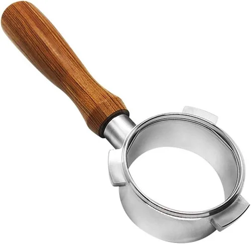 Vista 6 de Portafiltro sin fondo de 2.126 in, portafiltro desnudo sin fondo compatible con Breville serie 8 y máquinas Breville de 2.126 in Compatible