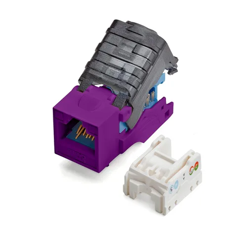 Vista 17 de TRUE CABLE Conector Keystone sin herramientas Cat5e, sin blindaje (UTP), PoE++ (4PPoE) 100W, certificación UL, verificado ETL, certificado ANSI/TIA