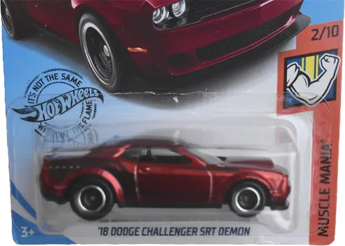Vista 2 de Hot Wheels Super Treasure Hunt '18 Dodge Challenger SRT Demon