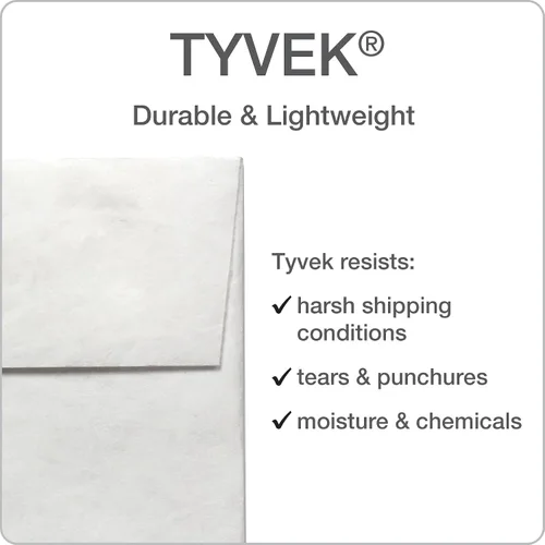 Vista 2 de Quality Park R1590 Survivor Tyvek USPS First Class Mailer, 10 x 13, blanco, paquete de 100