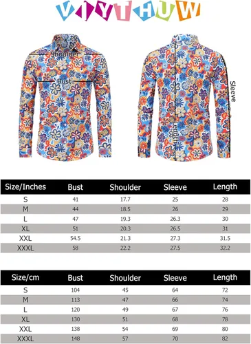 Vista 7 de Camisa de manga larga para hombre, diseño de cachemira floral, estilo hip hop, estilo casual, con botones, estilo clásico de los años 70