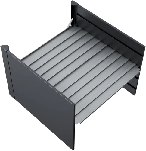 Vista 2 de Vego garden Kits de Cama de Jardín Moderna Alta de 32" con Piso Intermedio que Ahorra Suelo 21" x 42