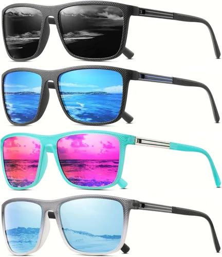 Vista 13 de Gafas de sol polarizadas para hombre, clásicas, ligeras, para conducir, pesca, golf, sol, protección UV