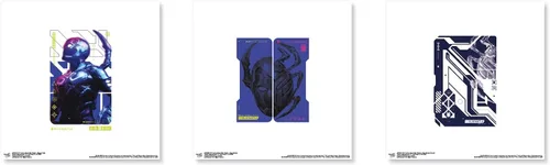 Vista 6 de Trends International Gallery Pops DC Comics Movie Blue Beetle - Tech Wall Art Bundle (3-Pack) Gallery Pops Wall Art, Black Framed Version