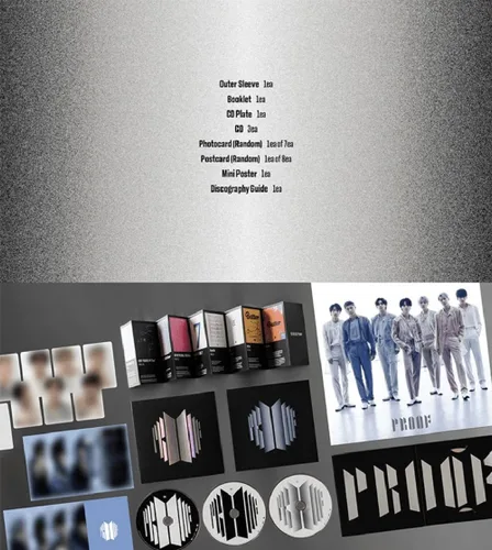 Vista 7 de YG PLUS BTS - Álbum KPOP de antología de edición compacta estándar a prueba de prueba (toda la versión)